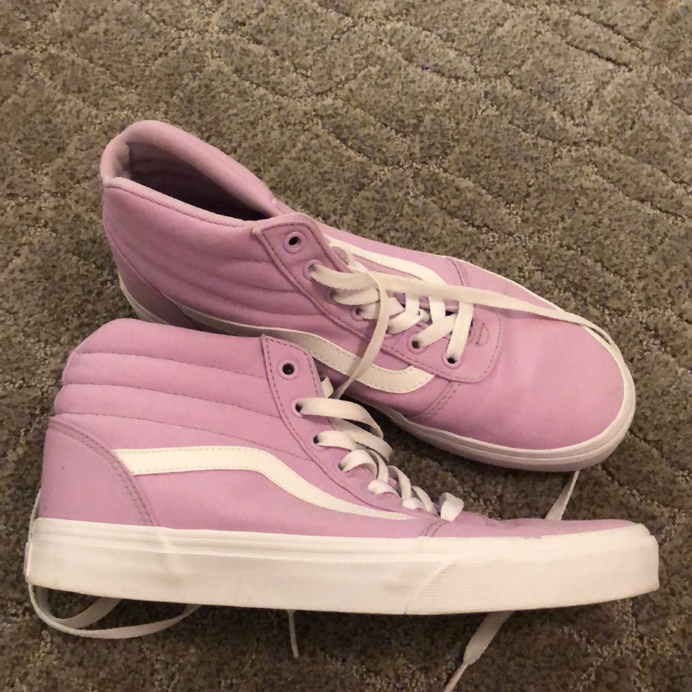 Women’s pink High top Vans